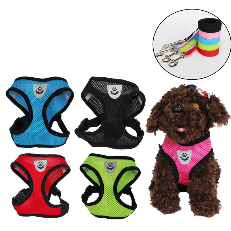 Cat Dog Pet Harness Reflective