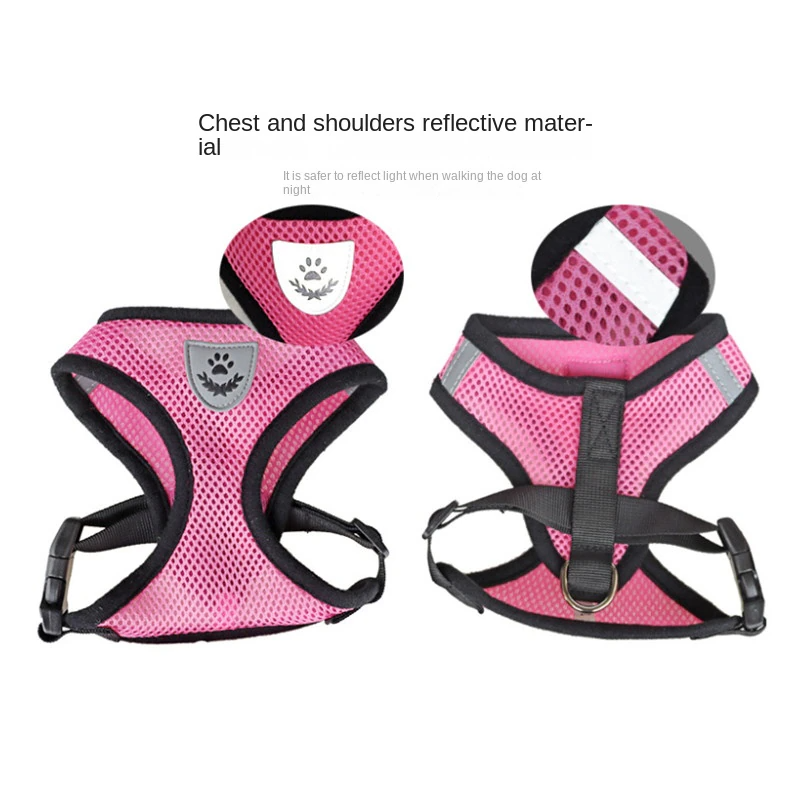 Cat Dog Pet Harness Reflective