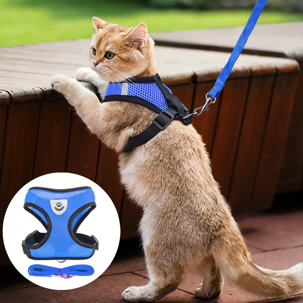 Cat Dog Pet Harness Reflective