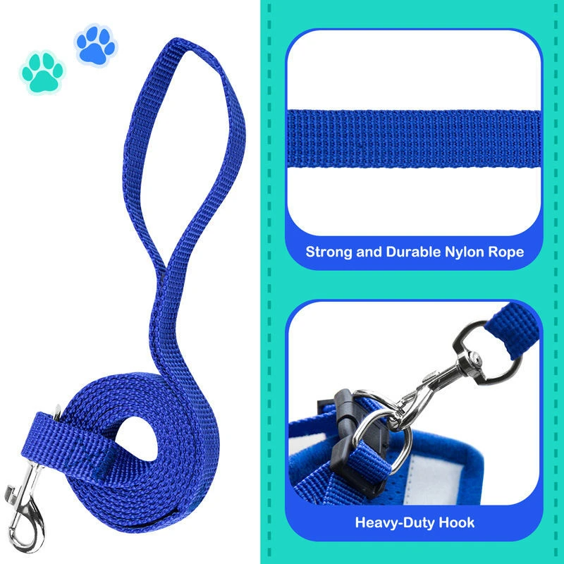 Cat Dog Pet Harness Reflective