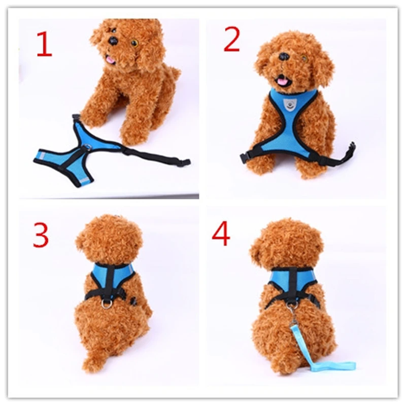 Cat Dog Pet Harness Reflective