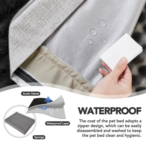 Cama ortopédica para perro con funda lavable